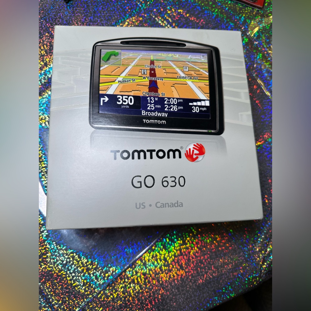 TomTom GO630 GPS Navigation - new in box seal broke
